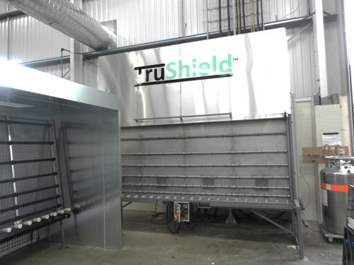TruShield volume production line at Double R Glass & Roofing Systems