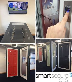 Carl F Groupco’s interactive showroom showcases the capabilities of SmartSecure’s electronic locking and smart access control capabilities.