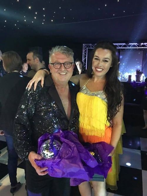 Ian Short and his dance partner, Olivia Choi, who won the Variety Strictly Ballroom competition and raised more than £10,000 for the children’s charity