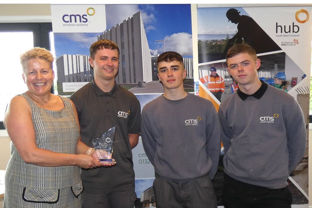 CMS wins ‘Best Employment Initiative for Young People’ award Glass