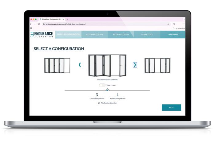 Endurance Aluminium_Bifold Configurator