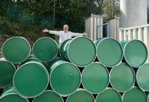 Morley Glass bangs the (steel) drum for waste re-use