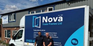 Nova Trade Frames wins customers with Kömmerling