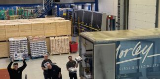 Morley Glass distributes Easter eggs to disadvantaged children