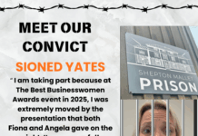 Banged up! Access Marketing’s Sioned Yates is going to jail