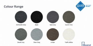 Veka Feinstruktur colour collection available across Hurst PVC-U range