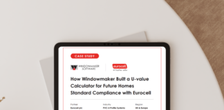 Windowmaker and Eurocell deliver product-specific U-value calculations